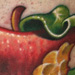 Apple throat Tattoo Design Thumbnail